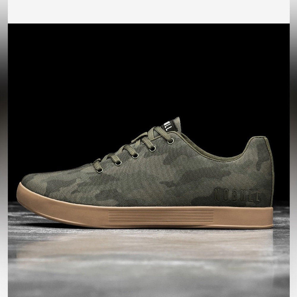 NoBull Canvas Trainer Low - Camo/Dark Gum - Mens Size 8 - BNIB - SOLD OUT!!
